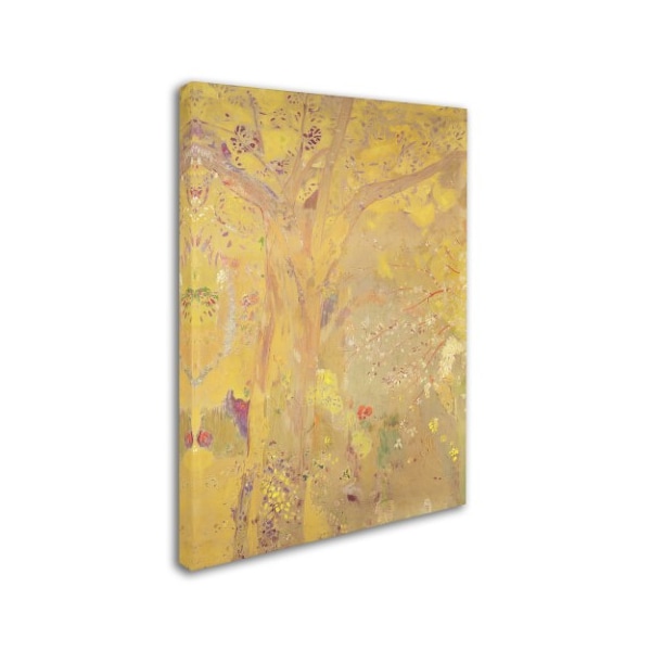 Odilon Redon 'Yellow Tree 1900' Canvas Art,18x24